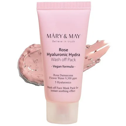 Masca pentru față cu spălare Mary & May Rose Hyaluronic Hydra Wash Off Pack, 30g MARY AND MAY — preț și oferte