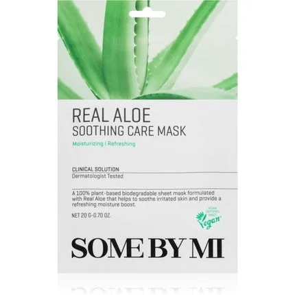 Some By Mi Clinical Solution Aloe Soothing Care Mask - Folică de față, 20g — preț și oferte