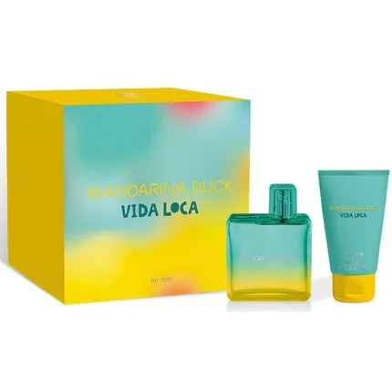 Set Cadou Parfum Mandarina Duck Uomo, Apa de Toaletă pentru Bărbați, 100 ml, Gel de Duș 50 ml — preț și oferte