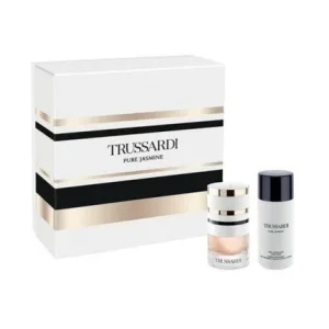 Set parfum Trussardi, Pure Jasmine, EDP 60ml, Gel netezire corp 125ml