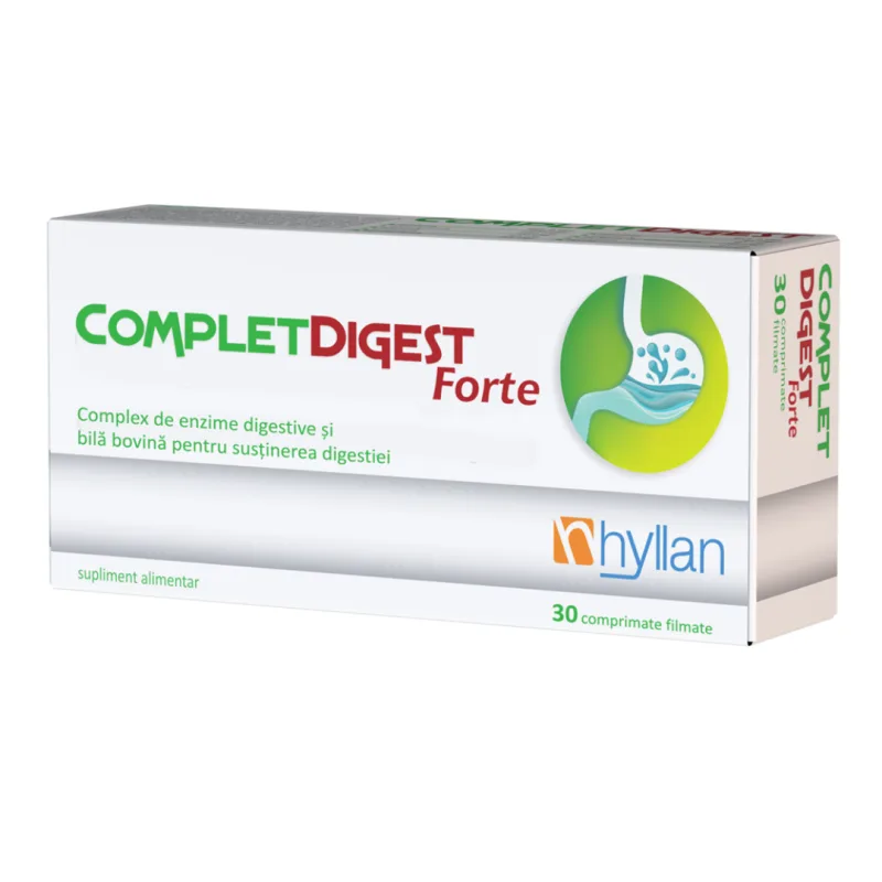 Complet Digest Forte, 30 comprimate filmate, Hyllan HYLLAN PHARMA — preț și oferte
