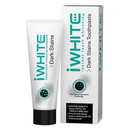 Pastă de dinți iWhite Dark Stains, 75ml — preț și oferte