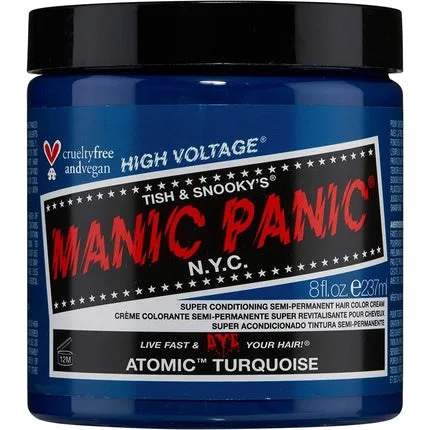 Vopsea păr, Manic Panic, Atomic Turquoise, 237ml — preț și oferte