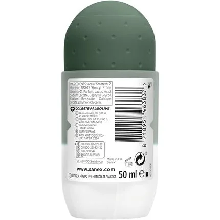 Sanex Men Zero% Respect & Control Deodorant Roll-On, 50ml — preț și oferte