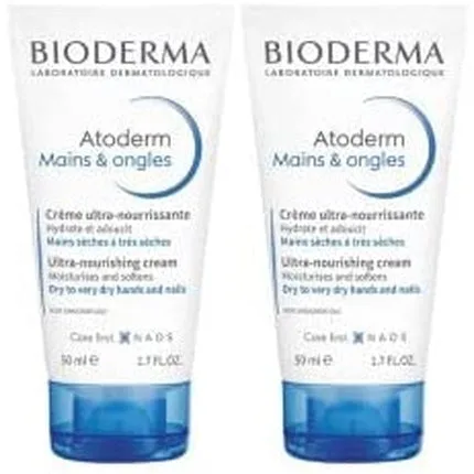 Crema de mâini Bioderma Atoderm Mains & Ongles, 50ml, alb-albastru — preț și oferte