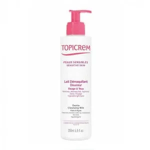Laptele Demachiant Topicrem, Tip Piele Sensibilă, 200ml