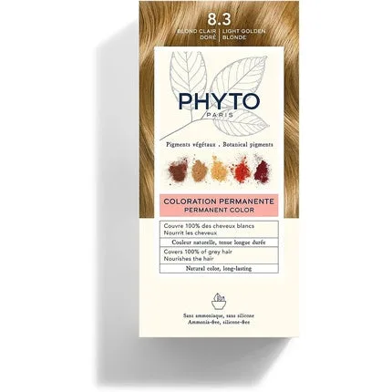 Vopsea permanentă, Phyto, Color 8.3 Blond Auriu Deschis Laboratoires Phytosolba — preț și oferte