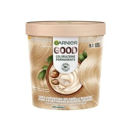 Vopsea de păr, Garnier, 9.1 Blond Vanilie, fără amoniac — preț și oferte