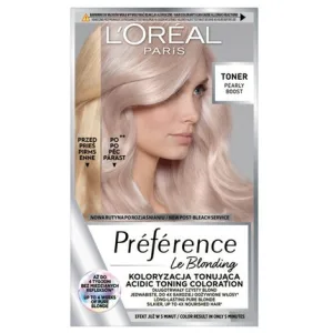Tonere Par, L'Oréal Preference Le Blonding Toner, Culoare Perlată, 85g