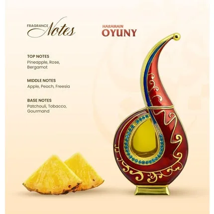Ulei parfum Al Haramain Oyuny 20ml - Parfum uleios de lungă durată pentru bărbați — preț și oferte