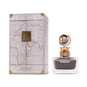 Aurora Moon Dust EDP 100ml, Parfum feminin, design sticlă neagră și dop sferic auriu