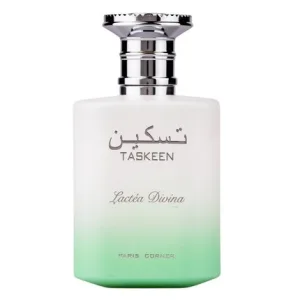 Eau de parfum Taskeen Lactea Divina, Paris Corner, 100 ml, design gradient verde