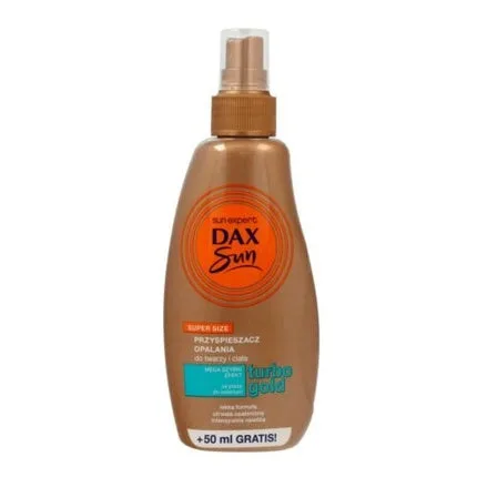 Accelerator bronzare Dax, Turbo Gold, spray 200ml — preț și oferte