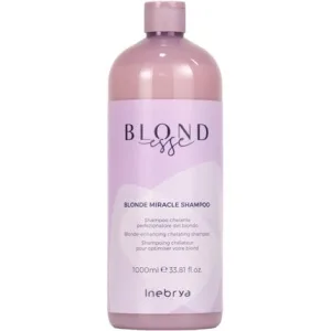 Șampon Inebrya Blondesse Blonde Miracle, 1000 ml, floare de cireș