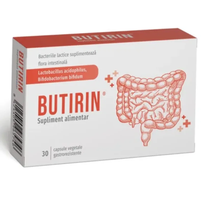 Butirin, 30 capsule vegetale, NaturPharma — preț și oferte