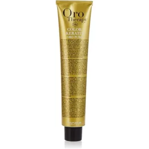 Vopsea de păr, Fanola Oro Therapy, Keratină 7.0, Blond Mediu