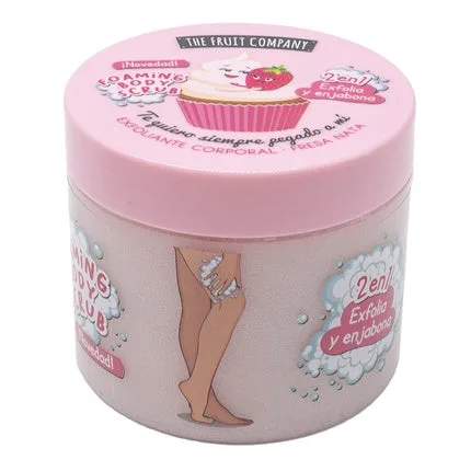 Săpun exfoliant, The Fruit Company, căpșuni și chantilly, 400ml — preț și oferte