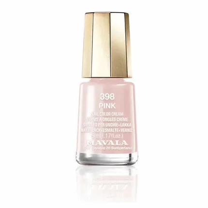 Lac de unghii cremă Mavala Nail Color 398 Pink, culoare roz pal, capacitate 5ml — preț și oferte
