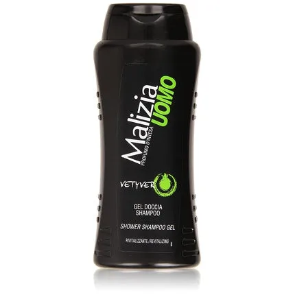 Șampon gel de duș bărbați, Malizia, Profumo d'Intesa, 250ml — preț și oferte