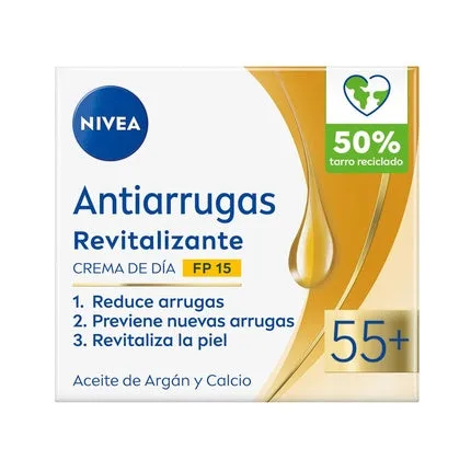 Cremă de zi Nivea Revitalizantă 55+ SPF 15 alb — preț și oferte