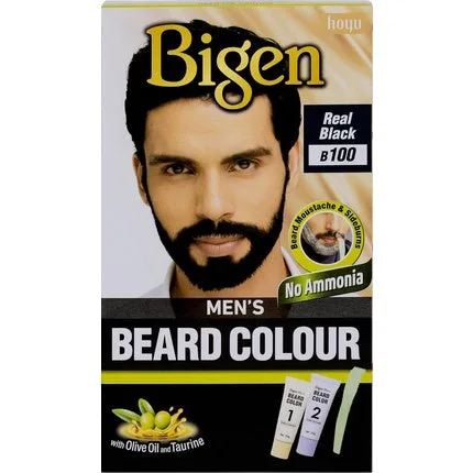 Vopsea barba, Bigen, 100 Negru intens, 40g — preț și oferte