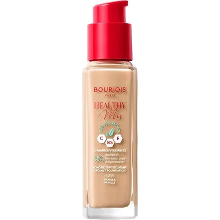 Fond de ten, Bourjois, Healthy Mix Clean, 52W Vanilla, 30ml — preț și oferte