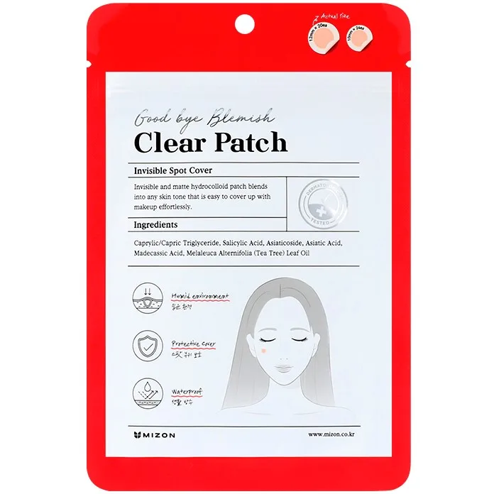 Plasturi pentru acnee, Mizon, Good Bye Blemish Clear Patch, 44 buc — preț și oferte