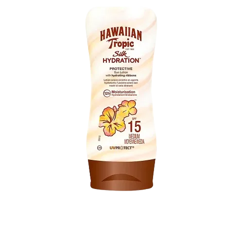 Loțiune de protecție solară, Hawaiian Tropic Silk Hydration, SPF15 — preț și oferte