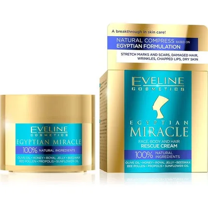 Cremă universală Eveline Cosmetics Egyptian Miracle pentru față, corp și păr, 40 ml — preț și oferte