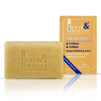 Săpun exfoliant, Fair & White, AHA, 200g, bej — preț și oferte