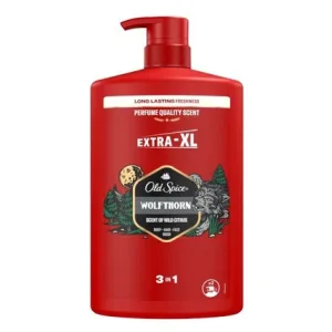 Gel de duș Old Spice Wolf Thorn, 1000 ml, roșu