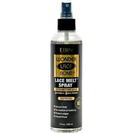 Spray fixare, Ebin New York, Wonder Lace, negru — preț și oferte