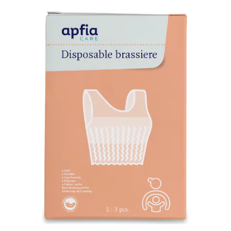 Sutien de unica folosinta, tip bustiera, marimea L, 3 bucati, Apfia Care — preț și oferte