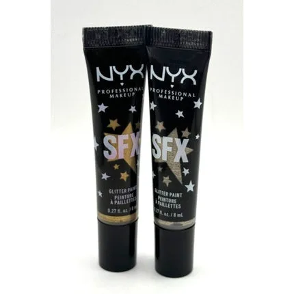 Highlighter NYX SFX Glitter Paint auriu & argintiu NYX Professional Makeup — preț și oferte