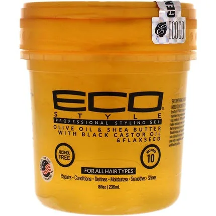 Gel de par, Eco Styler, ulei de ricin si unt de shea, 235ml — preț și oferte