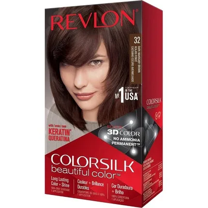 Vopsea de păr, Revlon, Colosilk 32, Castaniu mahon închis — preț și oferte