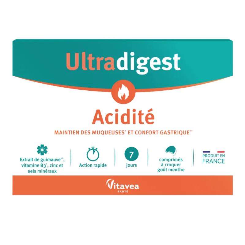 Ultradigest Acidite, 14 tablete masticabile, Vitavea — preț și oferte