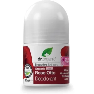 Deodorant, Dr Organic, Rose Otto, 50ml, Unisex, Alb