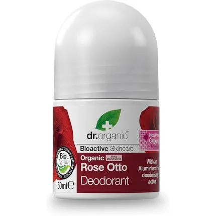 Deodorant, Dr Organic, Rose Otto, 50ml, Unisex, Alb — preț și oferte