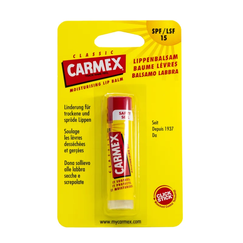 Balsam de buze, Carmex, Classic Stick SPF 15 — preț și oferte