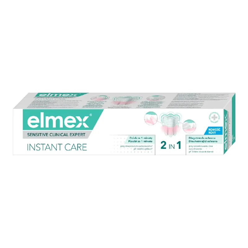 Pasta de dinti Sensitive Clinical Expert Instant Care, 75 ml, Elmex — preț și oferte