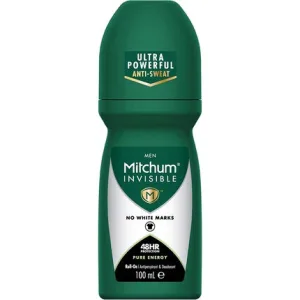 Deodorant Mitchum Invisible, Pure Energy, 100ml, verde