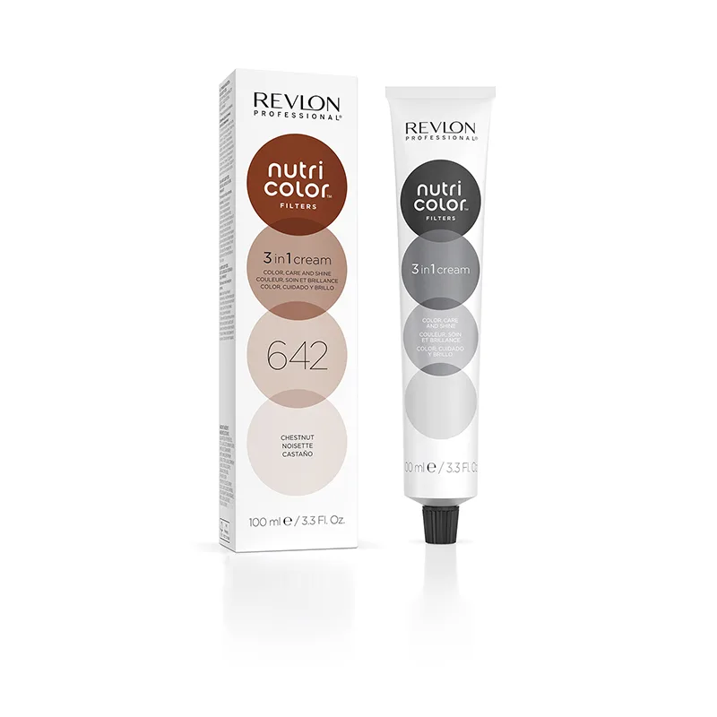 Cremă colorantă păr, Revlon, Nutri Color Cream, Castaniu, 100ml — preț și oferte