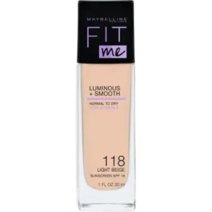Fond de ten, Maybelline New York, Fit Me 118 Light Beige, 30ml