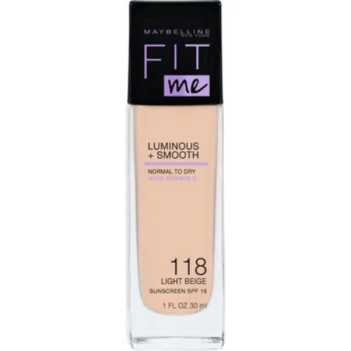 Fond de ten, Maybelline New York, Fit Me 118 Light Beige, 30ml Maybelline NY — preț și oferte