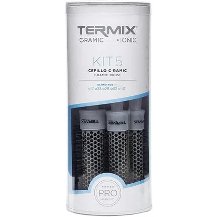 Perie păr rotundă Termix Ceramic, set 5 buc, ceramică, ionică — preț și oferte