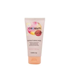 Masca de păr Inebrya Ice Cream Keratin Restructuring Mask, 100 ml