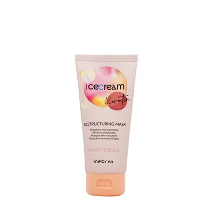 Masca de păr Inebrya Ice Cream Keratin Restructuring Mask, 100 ml — preț și oferte