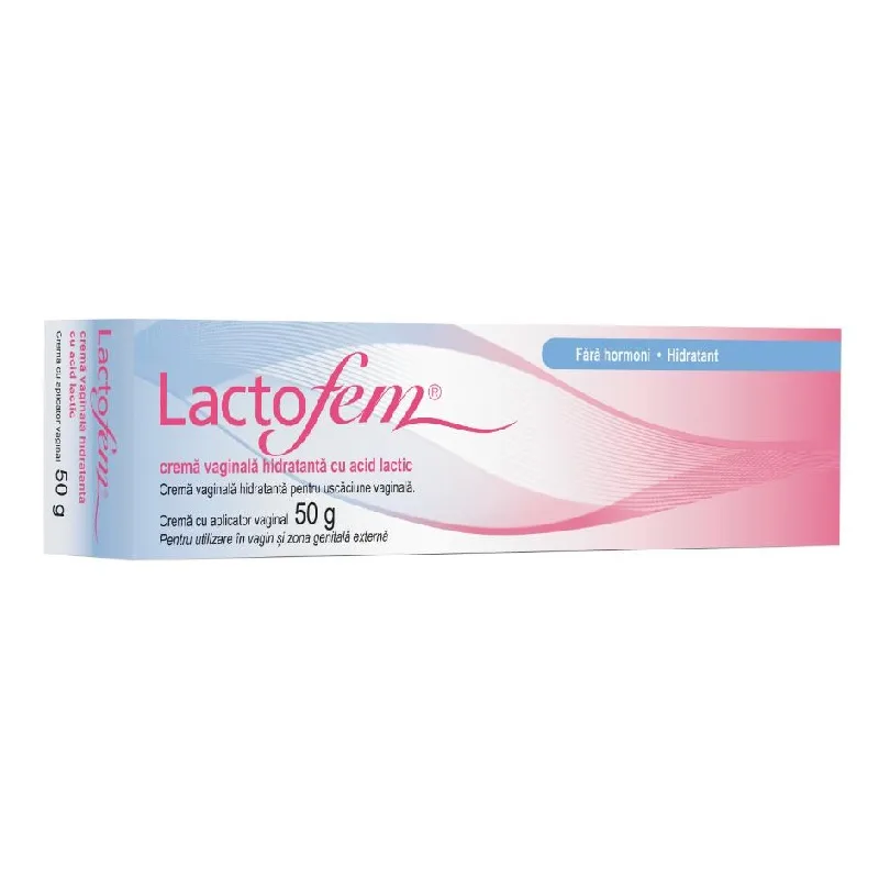 Crema vaginala hidratanta cu acid lactic, 50 g, Lactofem MONTAVIT — preț și oferte