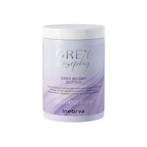Masca de păr Inebrya Grey Losophy Grey By Day Butter, alb, 1000ml